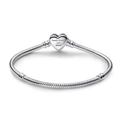 Pandora Moments 925 Sterling Silver Sparkling Infinity Heart Clasp Bracelet 592645C01-20