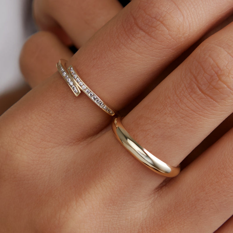 Beloro Jewels Della Spiga Domani 9 karat gold ring BO330053-58-zoom-