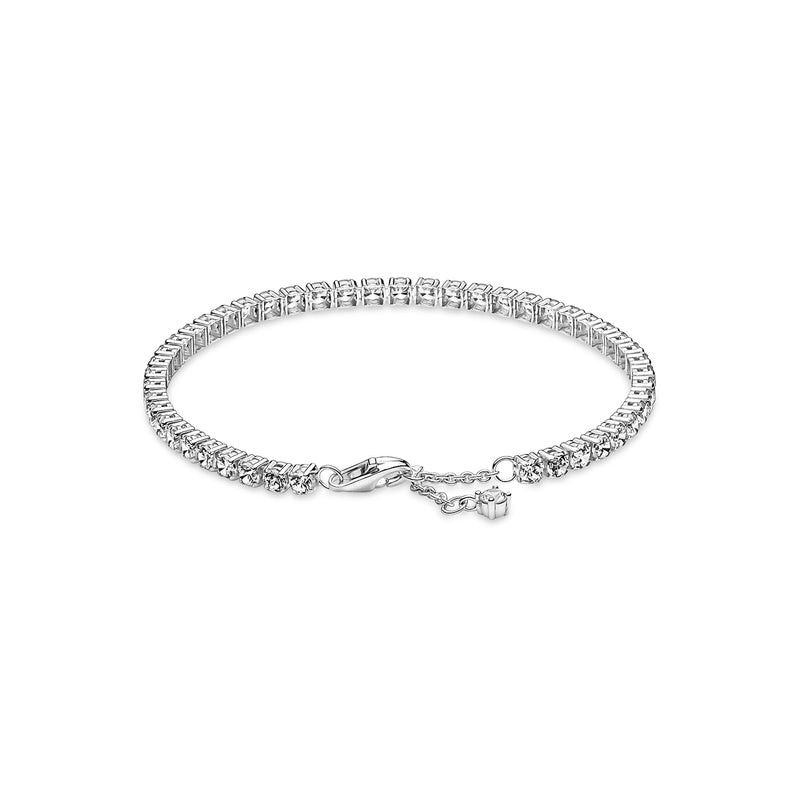 Pandora Timeless 925 Sterling Silver Sparkling Tennis Bracelet 591469C01-16 (Length: 16.00 cm)-zoom-