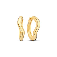 Beloro Jewels La Rinascente Mathilde 9 karat gold hoop earrings (9,6 mm) BO360109