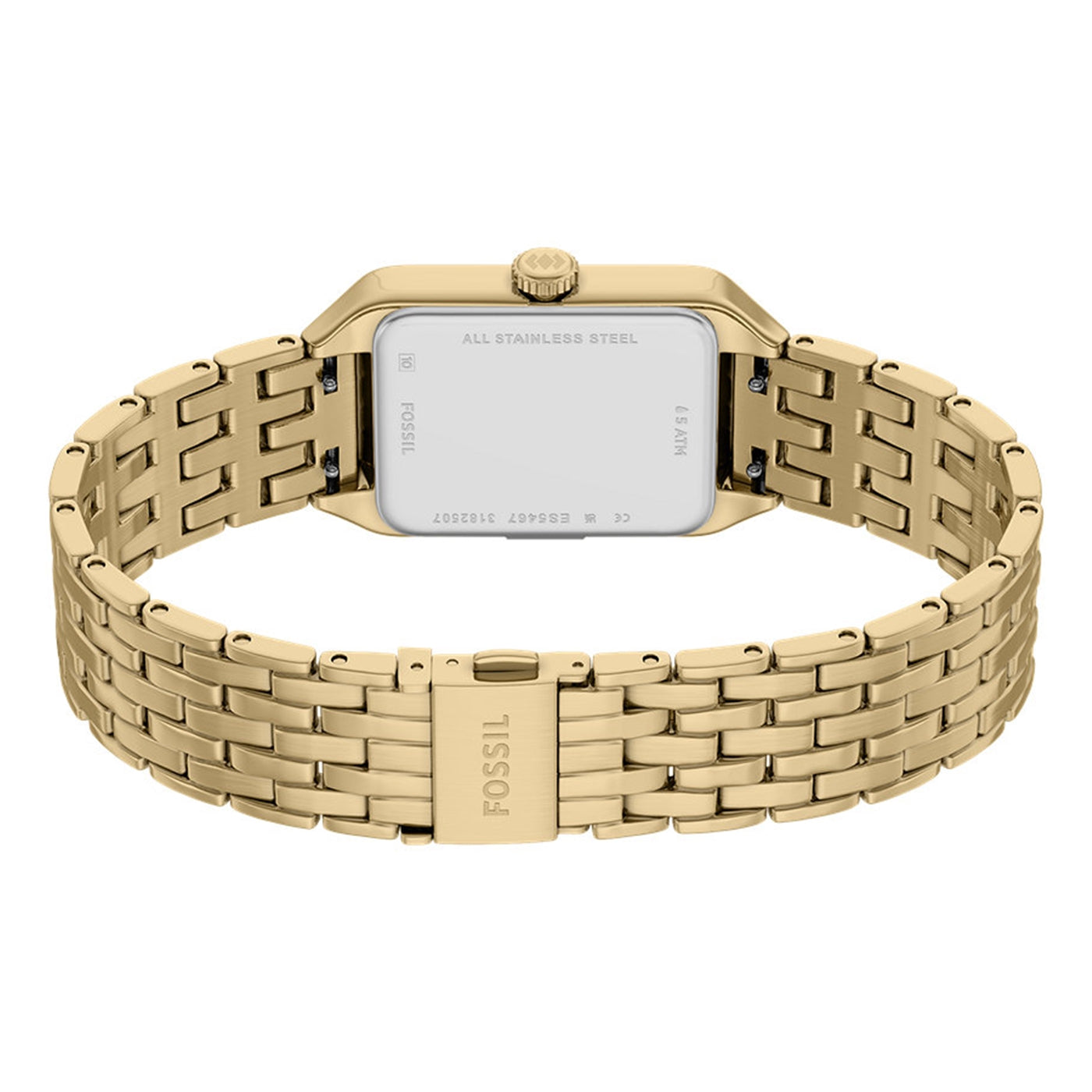 Fossil Raquel Mini Rectangular White Dial Watch ES5467