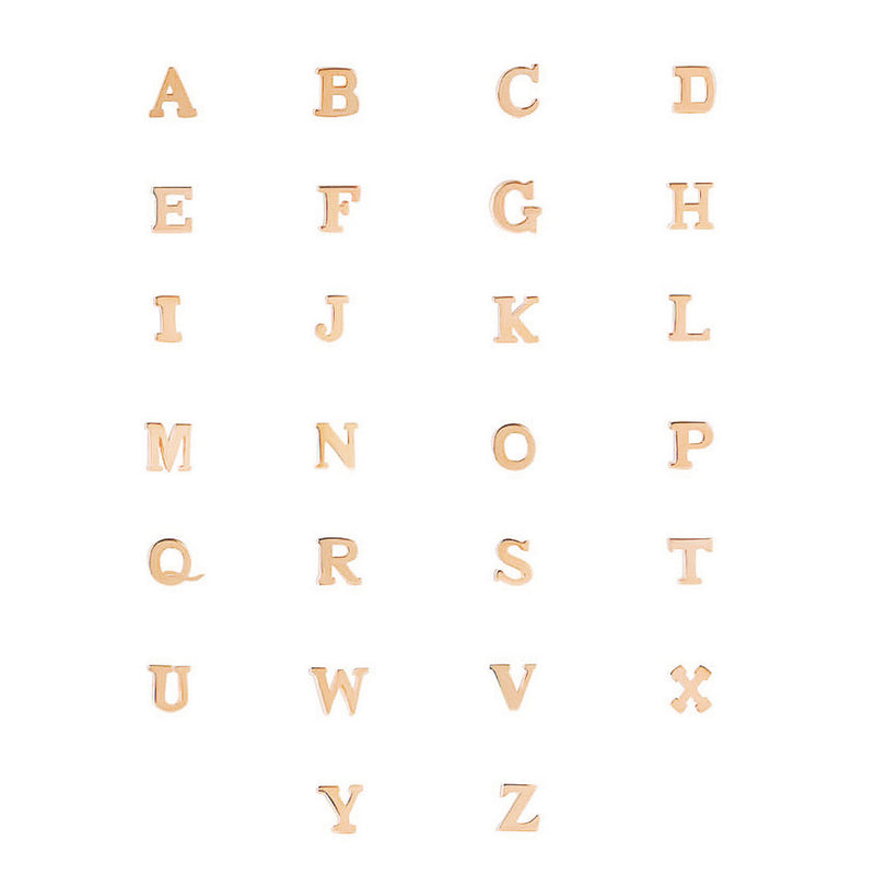 Isabel Bernard La Concorde Rachel 14 Karaat Rosé Gouden Initial Armband IB320042-Z-zoom-