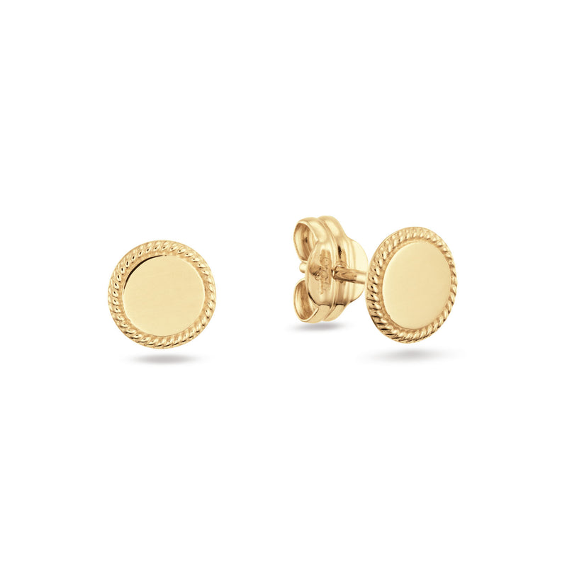 Jackie Gold Tournesol 14 Karat Gold Ear Studs 585 JKE25.519-zoom-