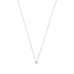 Isabel Bernard De la Paix Hanaé 14 Carat Whitegold Necklace | diamond 0.08 ct | IBD350009
