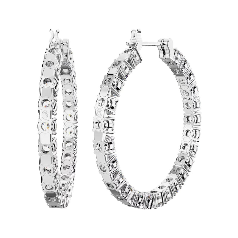 Swarovski Matrix Silver-coloured Earrings 5647715-zoom-