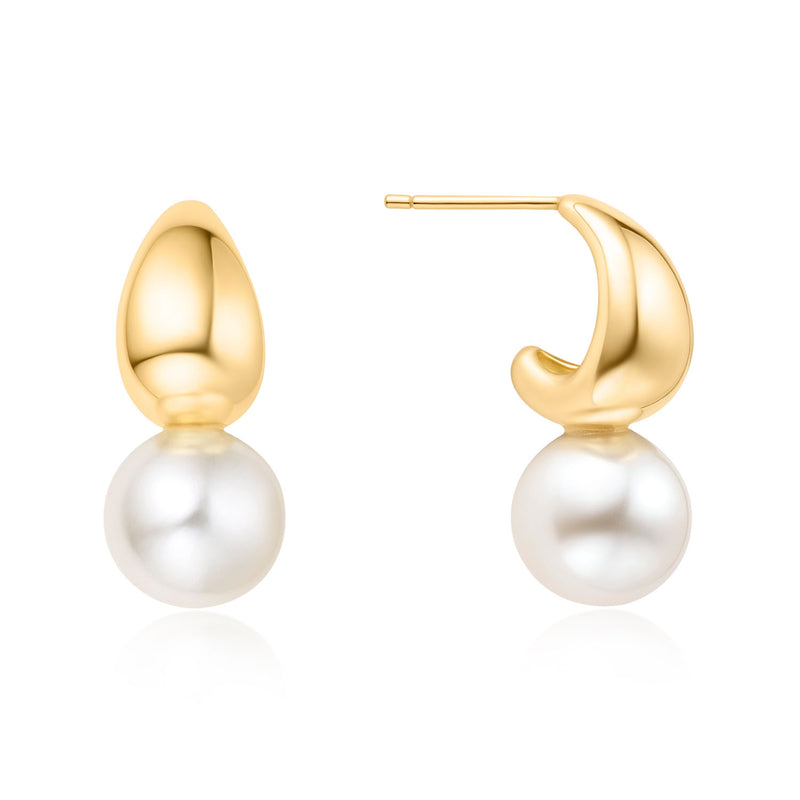 Ania Haie Voque Maven 925 Sterling Zilveren Oorknoppen AH-E062-06G-zoom-