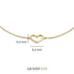 Isabel Bernard Cadeau d'Isabel 14 Carat Golden Necklace and Bracelet giftset IB90058