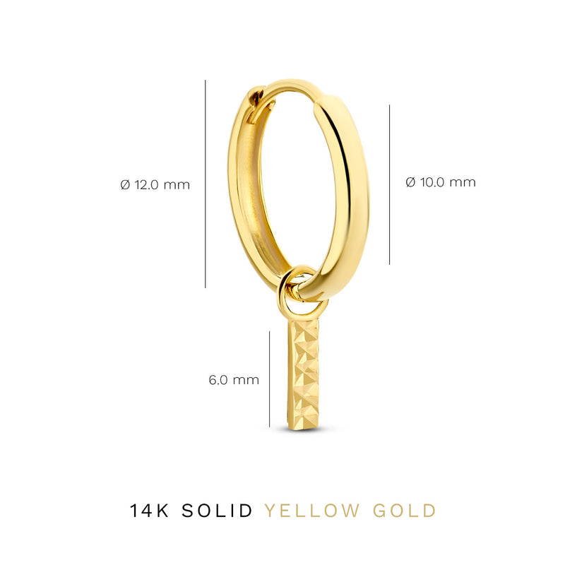 Isabel Bernard Cadeau d´Isabel 14 Karaat Gouden Oorbellen Set IB90133-zoom-