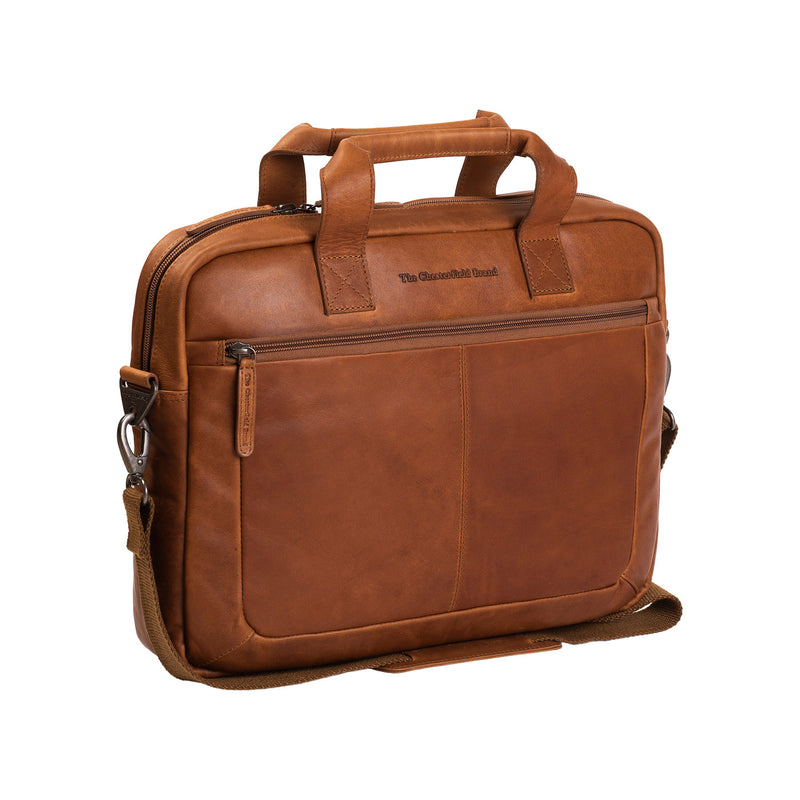 The Chesterfield Brand Calvi Cognac Leather Laptop Bag C40.103331-zoom-