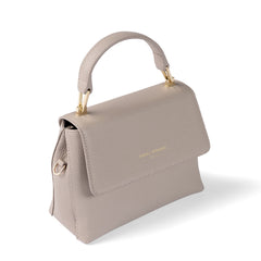 Isabel Bernard Femme Forte Heline Taupe Leather Handbag made of Calfskin IB21039