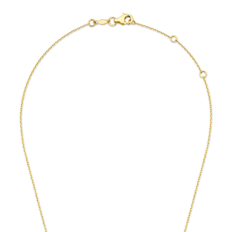 Isabel Bernard De la Paix Amore 14 karat gold necklace with diamond 0.14 carat IBD350024-zoom-