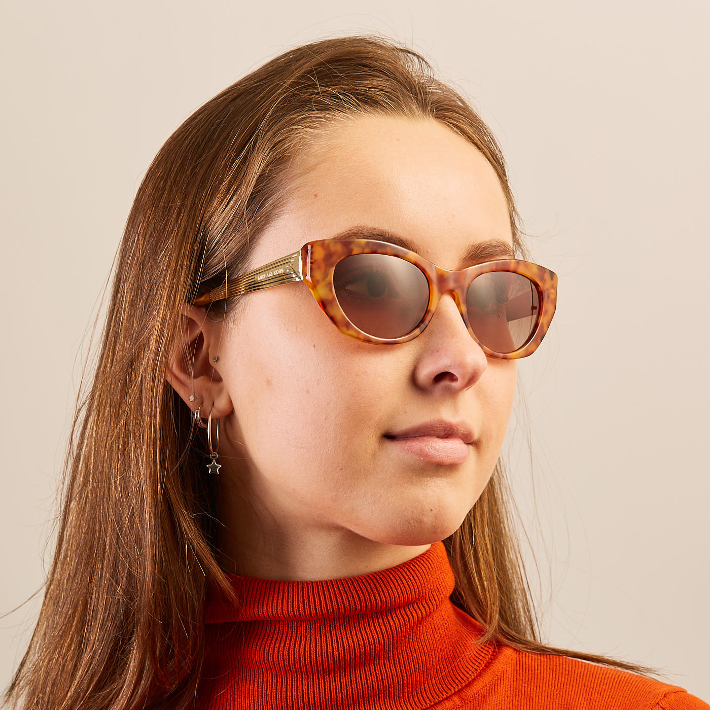 Michael Kors Paloma II Orange Sunglasses MK209137341351