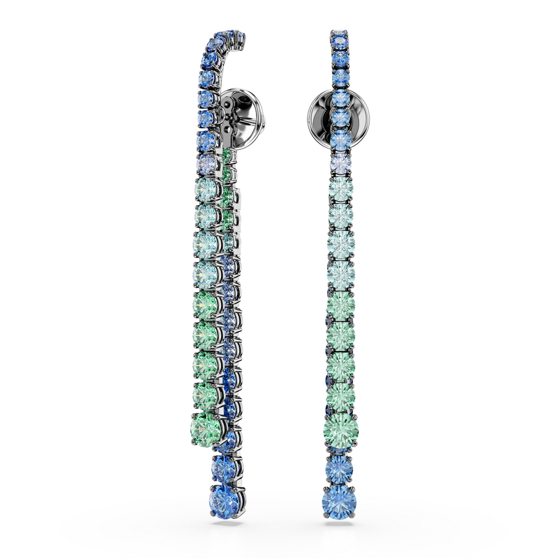 Swarovski Matrix Gold Plated Earrings 5741390-zoom-