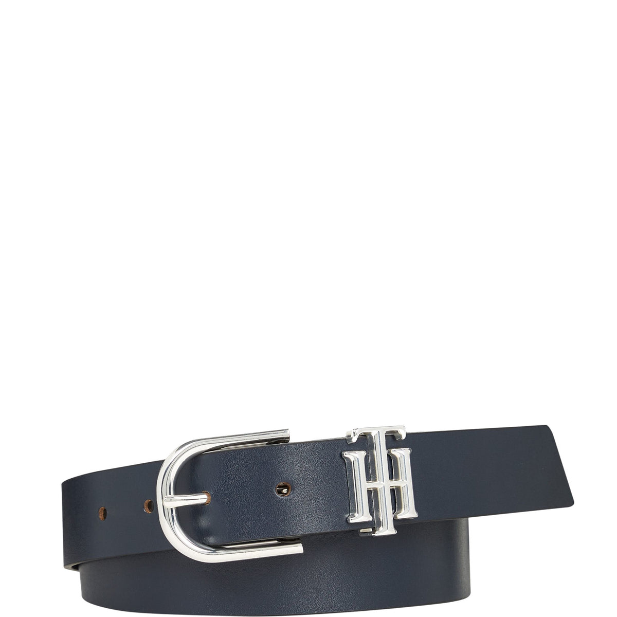 Tommy Hilfiger Lux Blue Leather Belt AW0AW12137DW585