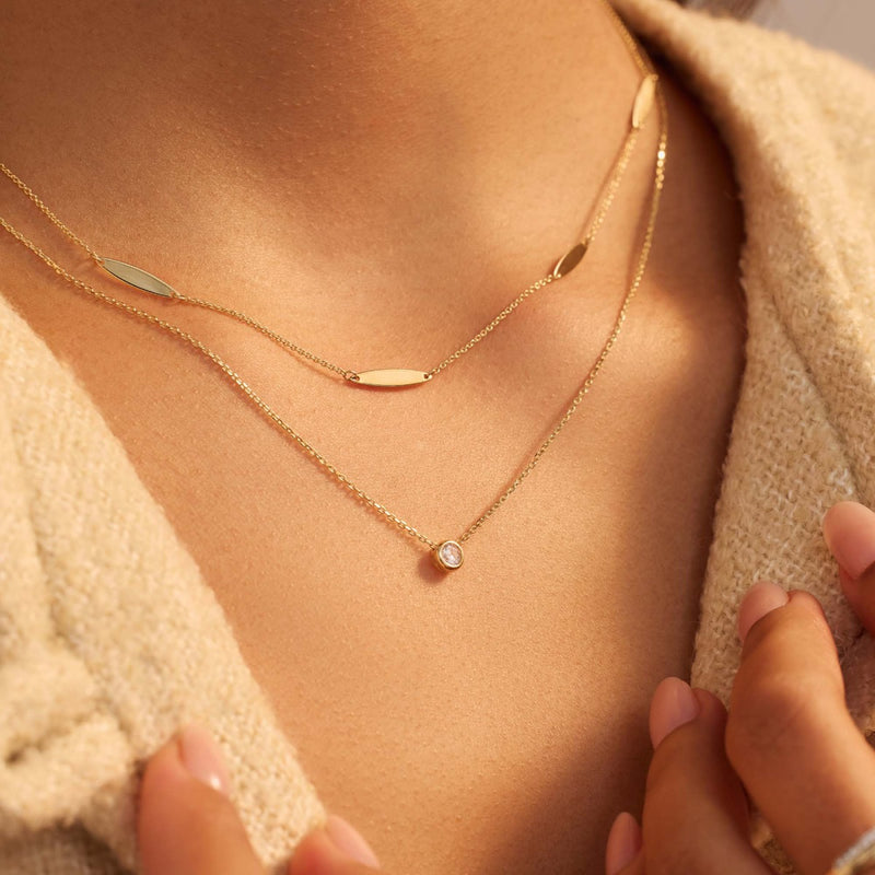 Beloro Jewels Monte Napoleone Lucilla 9 karaat ketting BO340010-zoom-