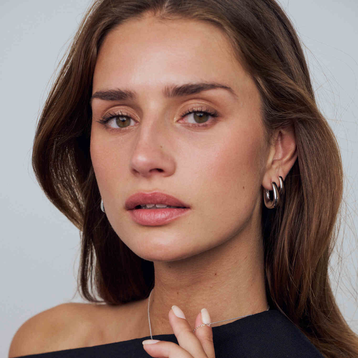 Sif Jakobs 925 Sterling Silver Borsa Pianura Grande Earrings SJ-E2621