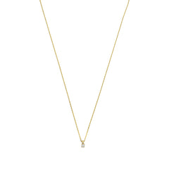Isabel Bernard De la Paix Céline 14 Carat Golden Necklace | diamond 0.05 ct | IBD350001