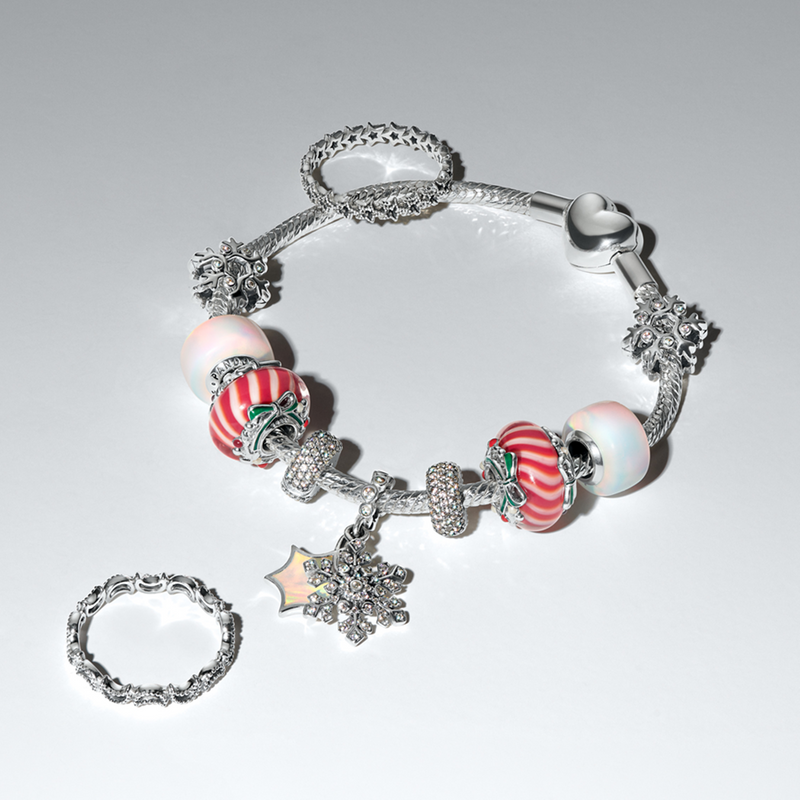 Pandora Moments 925 Sterling Silver Candy Murano Glass Charm 794252C01-zoom-