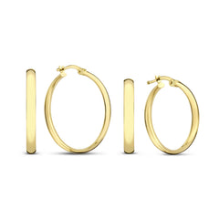 Isabel Bernard Cadeau d'Isabel 14 Carat Golden Earrings Set IB90149