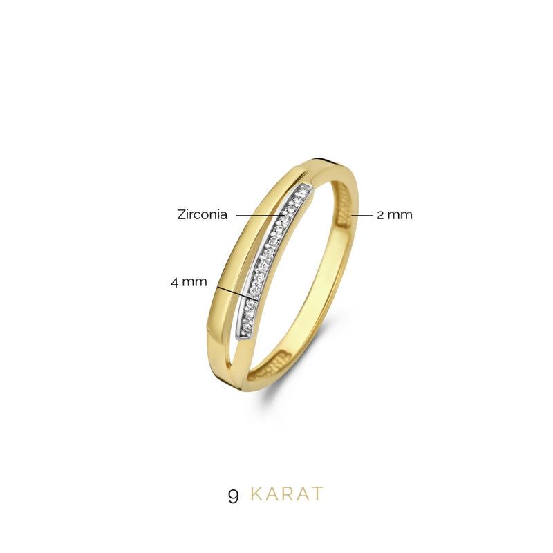 Beloro Jewels Monte Napoleone Stella 9 Karaat Ring BO330019-60-zoom-