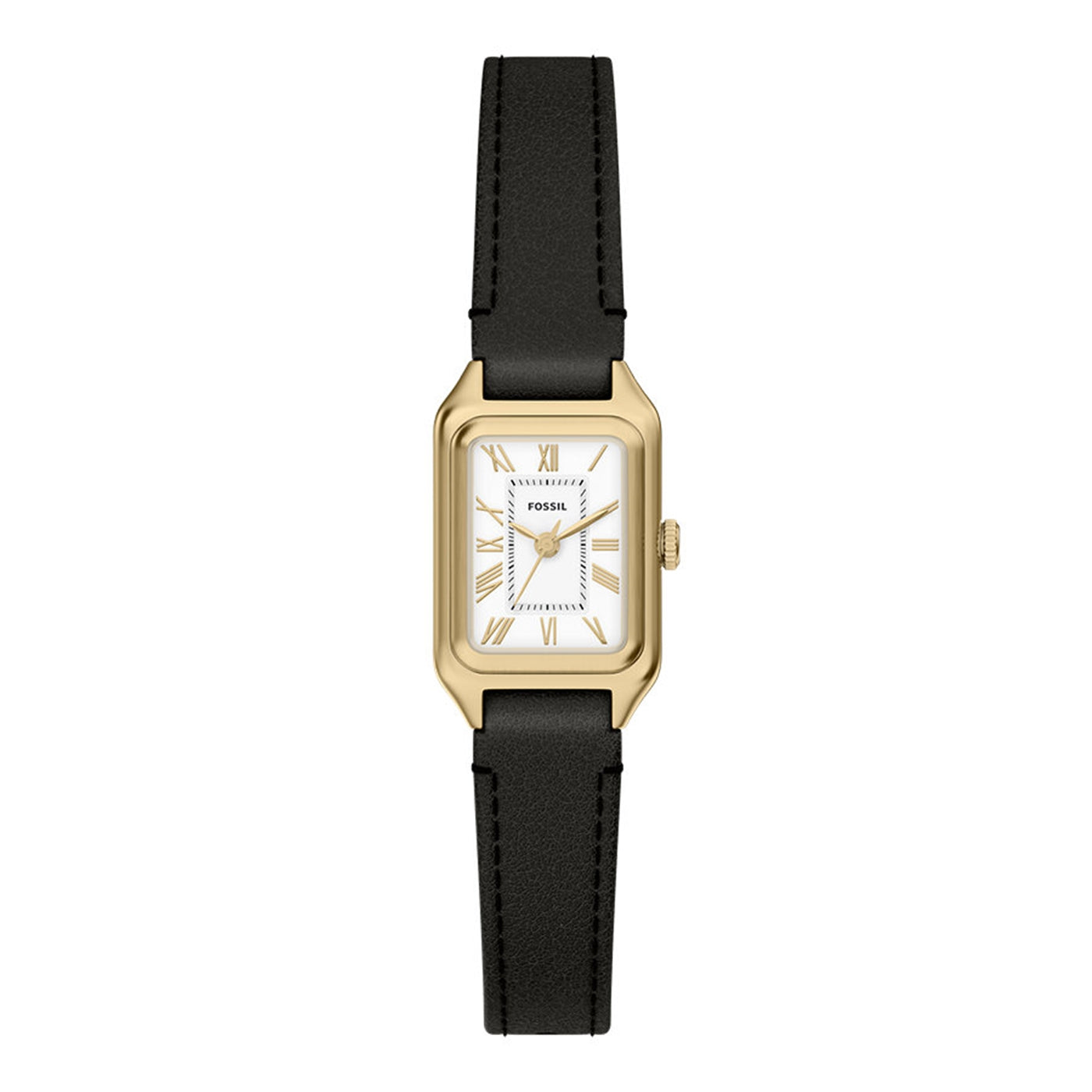 Fossil Raquel Mini Rectangular White Dial Watch ES5470