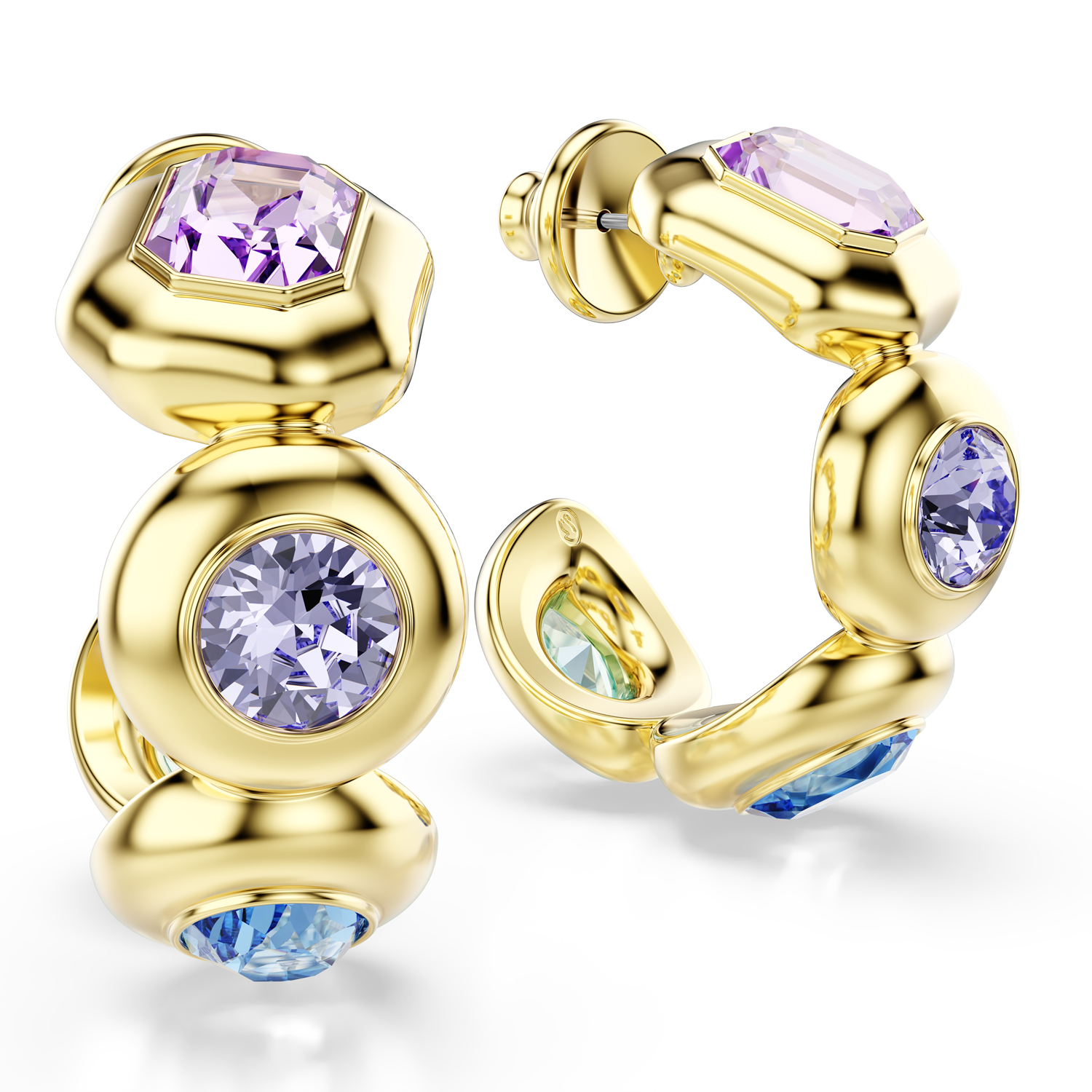 Swarovski Gema Gold Plated Earrings 5737444