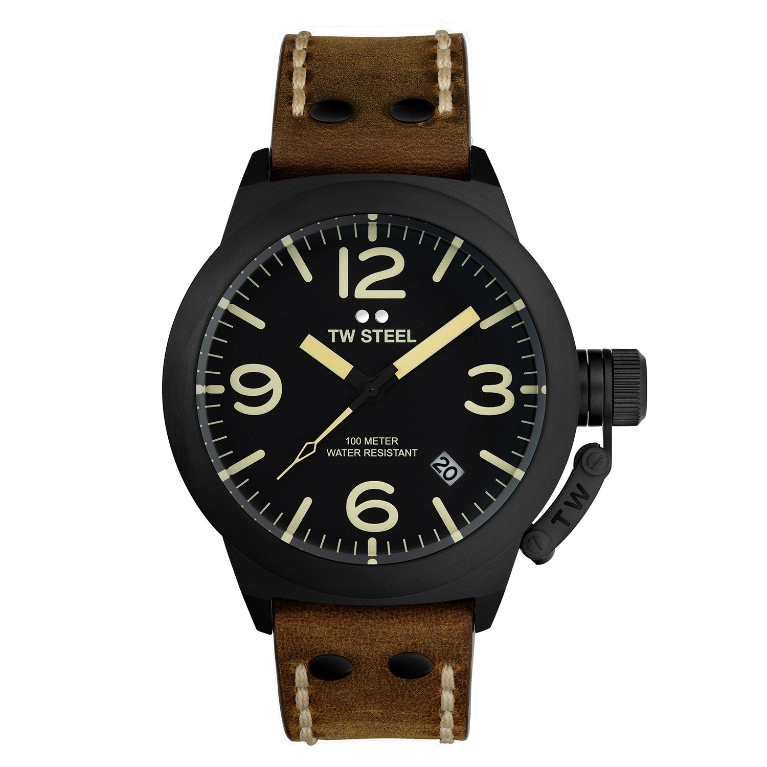 TW Steel Canteen Zwart Heren Horloge 2002-TWCS103