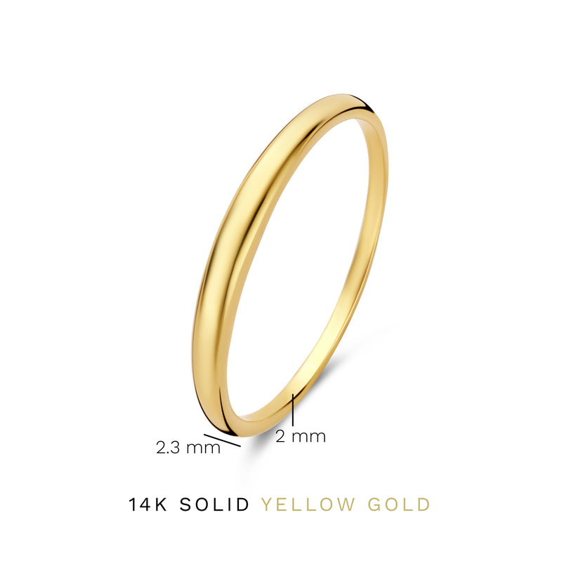 Isabel Bernard Rivoli Maryn 14 Karaat Gouden Ring IB330099-48-zoom-