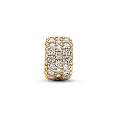 Pandora Moments Gold-coloured Charm 762820C01with14 Carat Gold Plating