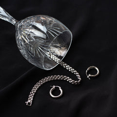 Parte di Me Bibbiena Poppi Casentino 925 sterling Silver Hoop Earrings PDM36052