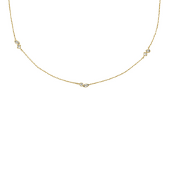 Fossil Ellis Brass Necklace JA7287710