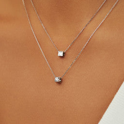 Isabel Bernard Saint Germain Felie 14 Karaat Witgouden Kubus Bedel IB350048-zoom-