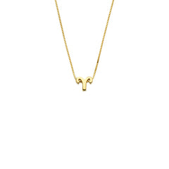 Isabel Bernard Étoiles d’Or Aries 14 Carat Gold Venetian Necklace With Horoscope IB340178