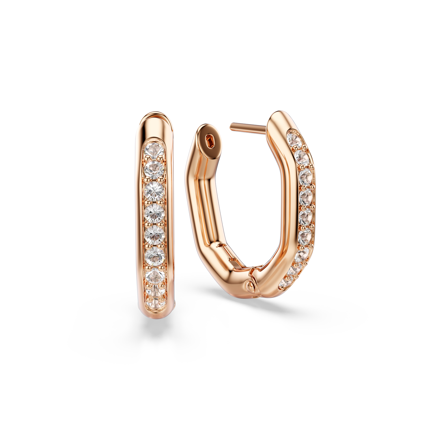 Swarovski Dextera Rose Gold Plated Earrings 5743798
