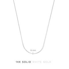 Isabel Bernard Saint Germain Nicole 14 Carat Whitegold Necklace IB340119