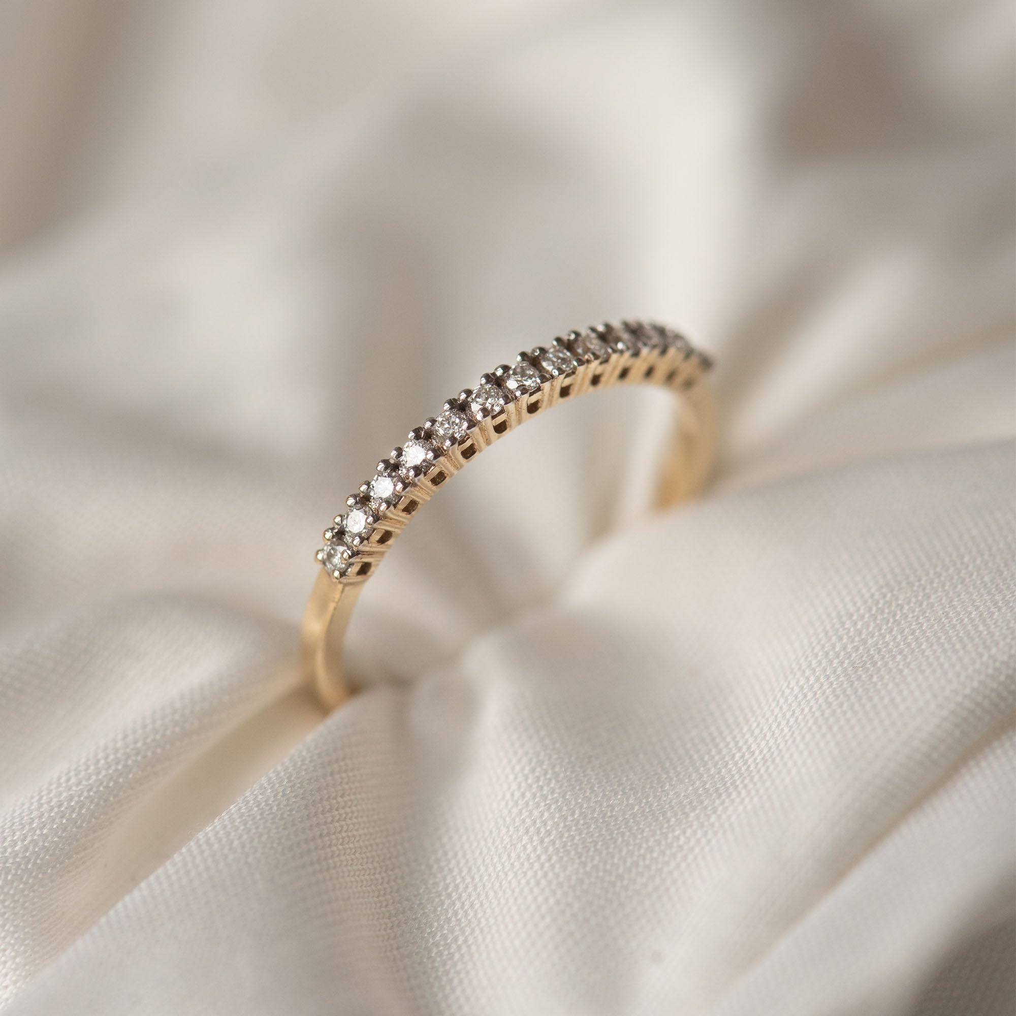 Isabel Bernard De la Paix Madeline 14 Carat Gold Ring | diamond 0.14 ct | IBD330023-54