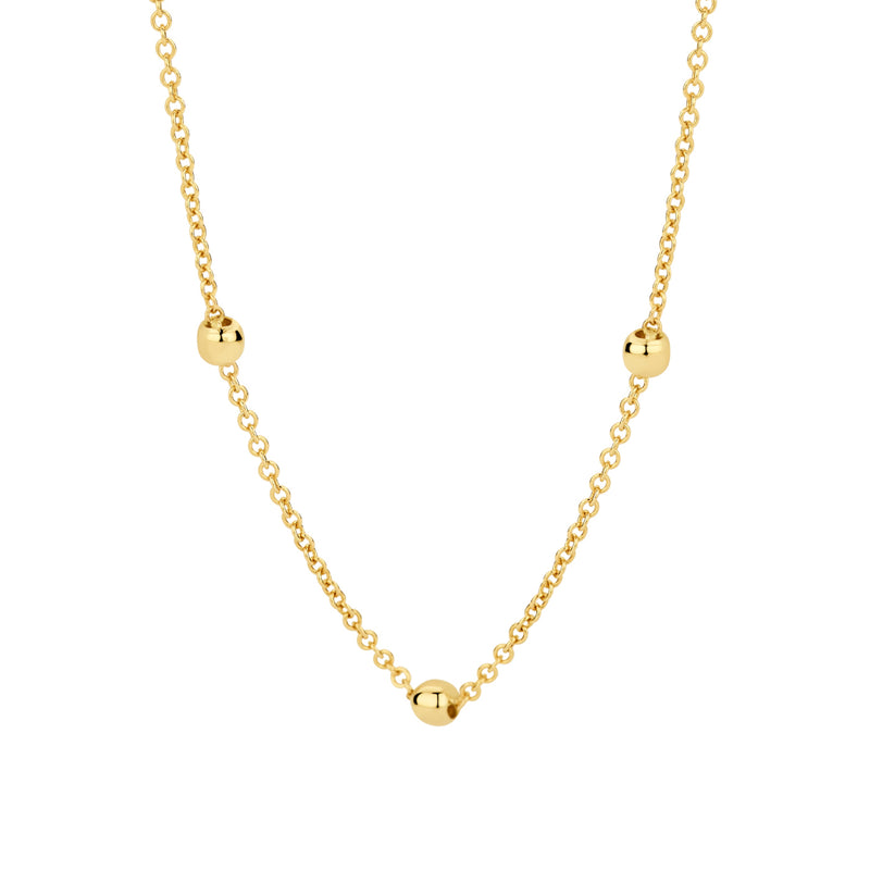 Blush 14 Carat Golden Necklace 3145YGO-zoom-