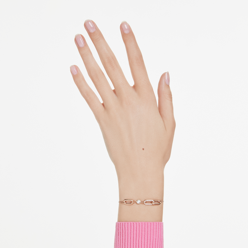 Swarovski Constella Rose Gold Coloured Bracelet 5728588-zoom-