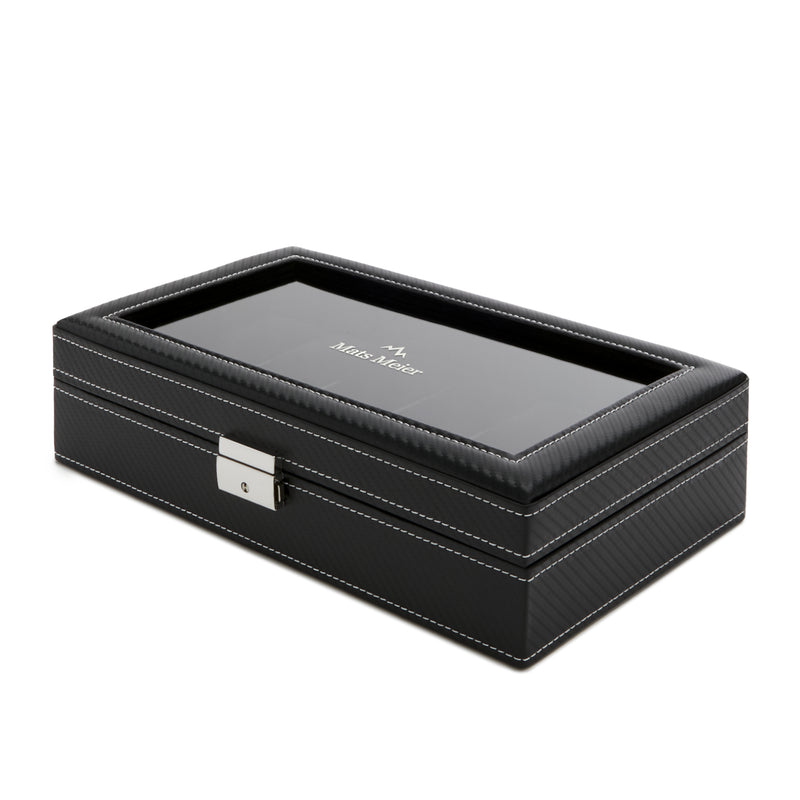 Mats Meier Mont Fort Zwarte Horlogebox voor 12 Horloges MM-Watchbox-1909-zoom-
