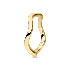 Sif Jakobs Ellera Waves Pianura Gold Plated Ring SJ-R3869-YG-58