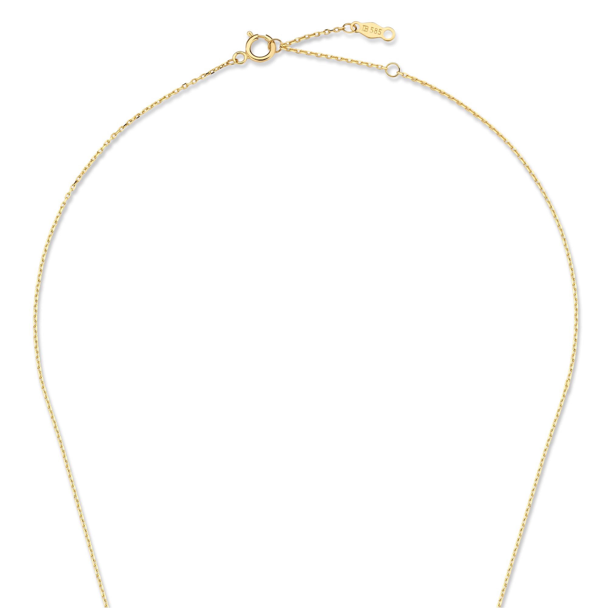 Isabel Bernard Le Marais Loulou 14 Carat Golden Necklace IB340132 (Length: 40.00-44.00 cm)