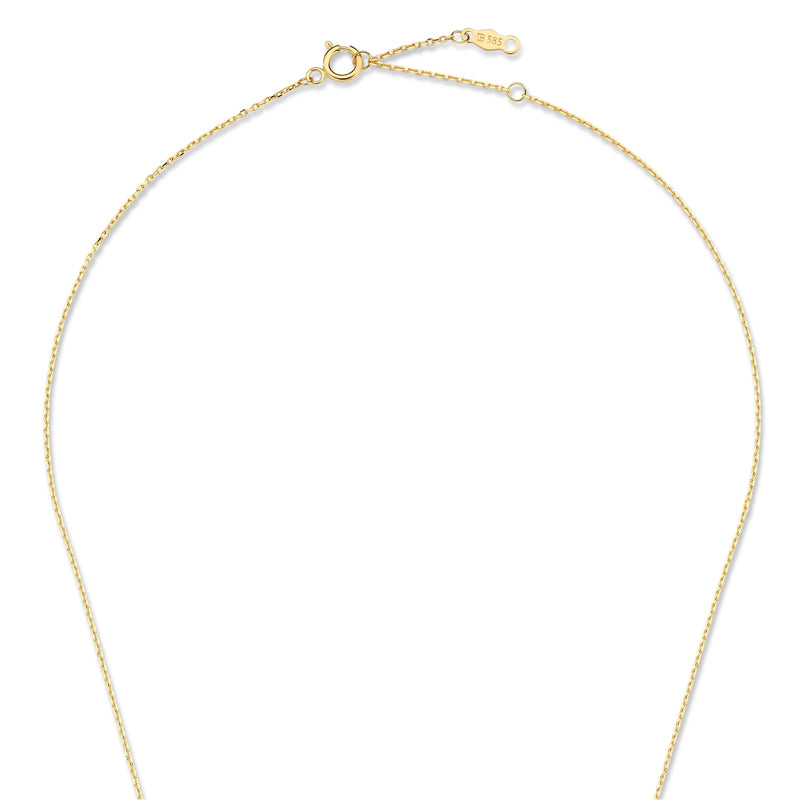 Isabel Bernard Le Marais Loulou 14 Karaat Gouden Ketting IB340132 (Lengte: 40.00-44.00 cm)-zoom-