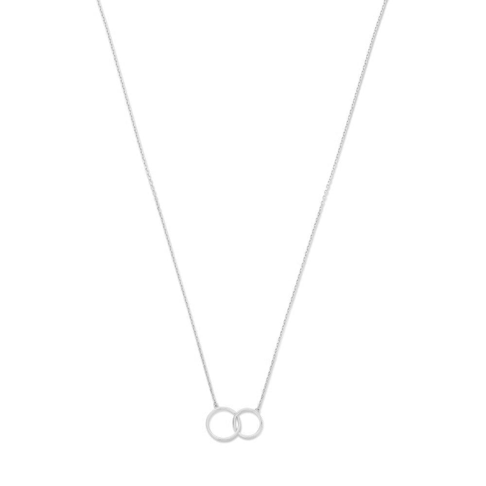 Isabel Bernard Saint Germain Loulou 14 Carat White Golden NecklacewithRingetjes IB340069