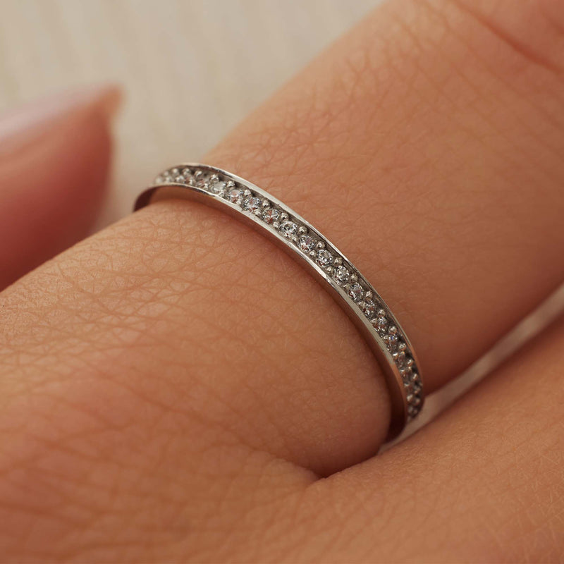 Isabel Bernard Saint Germain Merle 14 Karaat Witgouden Ring IB330052-60-zoom-