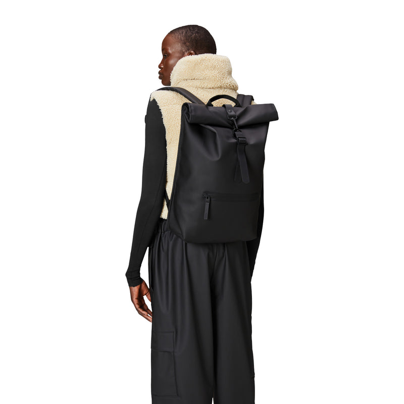 Rains Rolltop Black Backpack R13320-01-zoom-