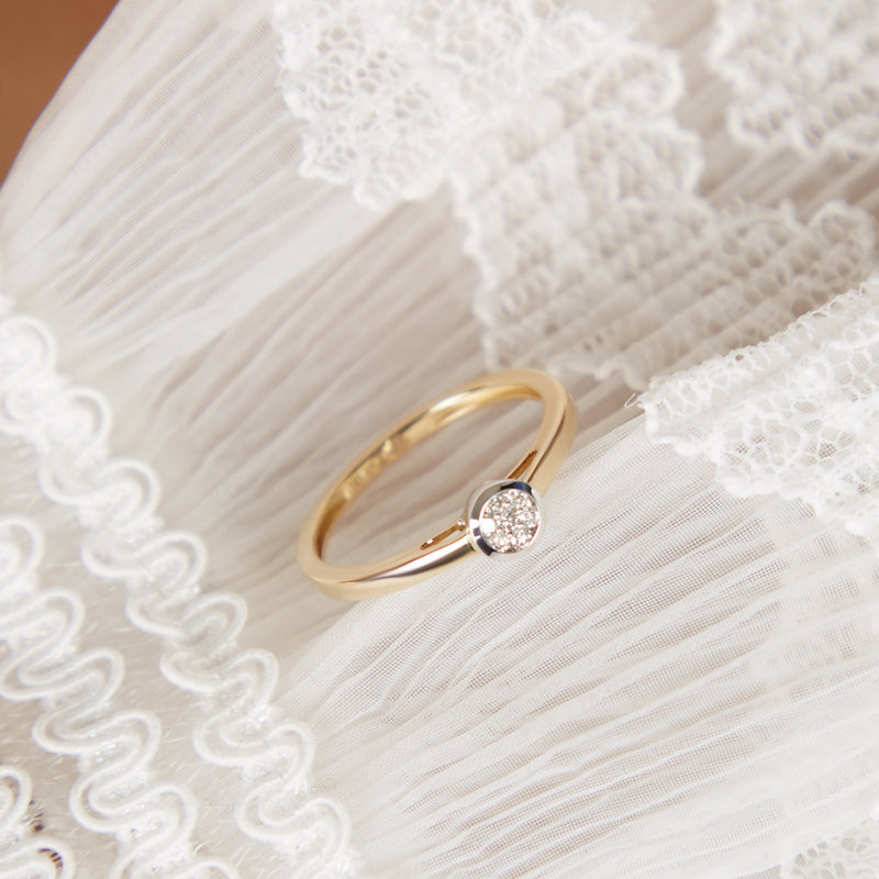 Blush Diamonds 14k Gouden Ring Met Diamant 1653BDI/56-zoom-