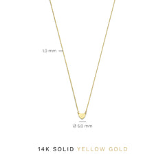 Isabel Bernard Belleville Amore 14 Carat Golden Necklace IB340089