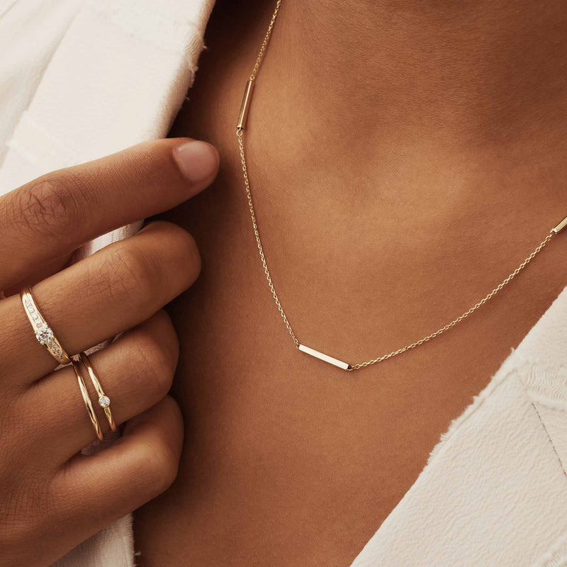 Isabel Bernard Le Marais Jolie 14 Karaat Gouden Collier IB340151-zoom-