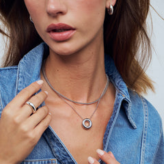 Sif Jakobs 925 Sterling Silver Palermo Ring SJ-R2588-CZ-52