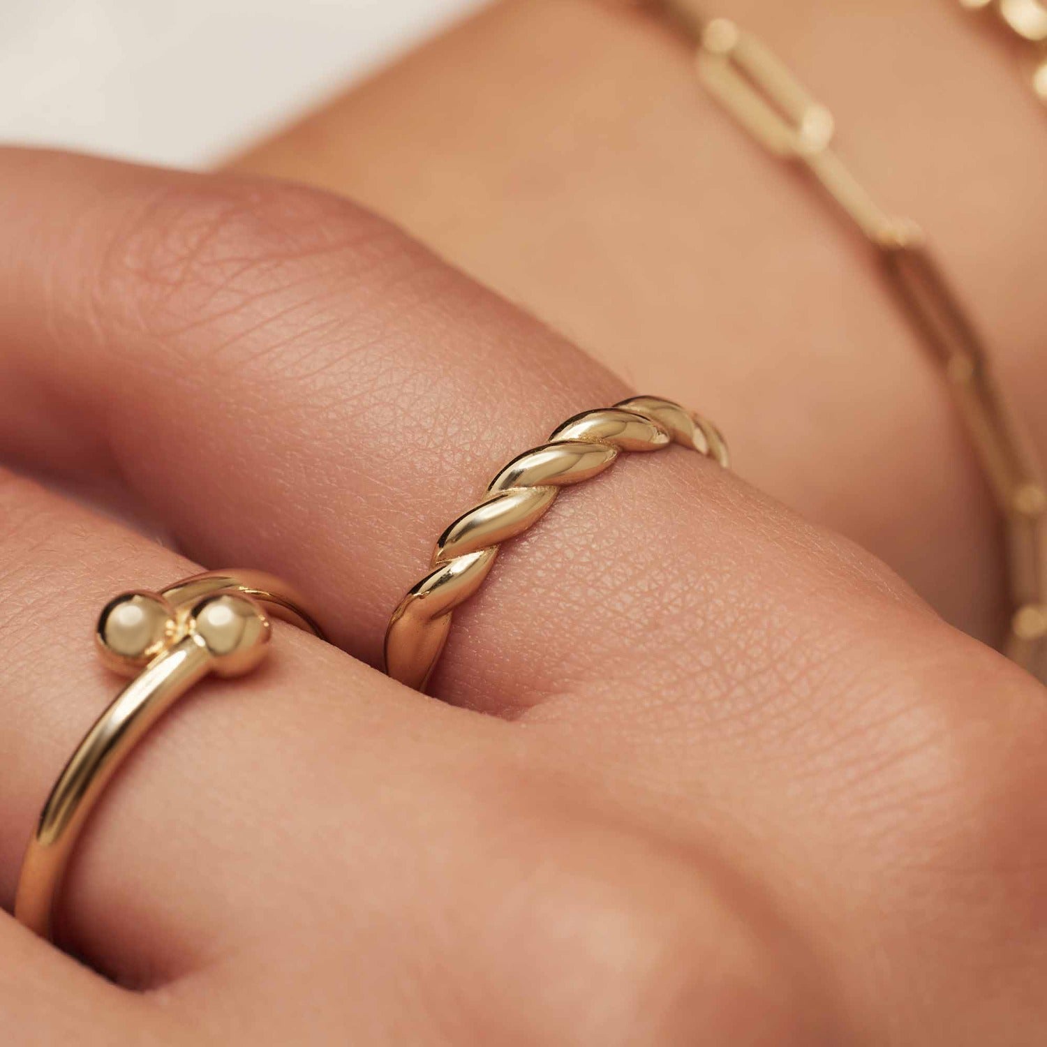 Isabel Bernard Rivoli Laurance 14 Karaat Gouden Ring IB330098-48